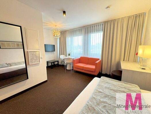 Wohnung zur Miete Wohnen auf Zeit 716 € 1 Zimmer 25 m² frei ab 01.02.2026 Maiach Nürnberg 90451