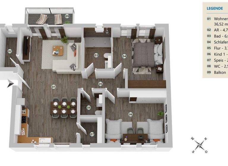 Wohnung zum Kauf provisionsfrei 378.529 € 3 Zimmer 88 m² Katzwang Nürnberg 90455