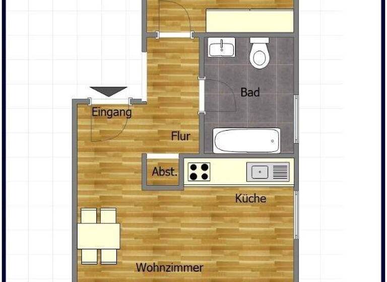 Wohnung zum Kauf 275.000 € 2 Zimmer 44,5 m² 2. Geschoss Happing Rosenheim 83026