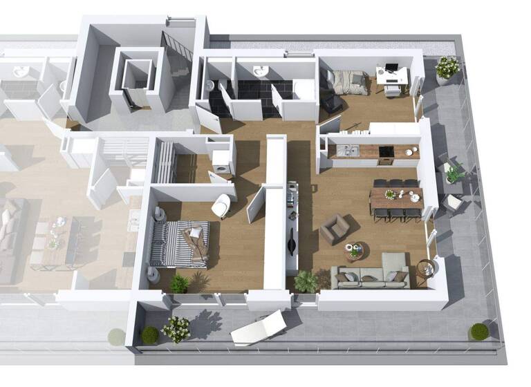 Wohnung zum Kauf provisionsfrei 389.500 € 3 Zimmer 98 m² 3. Geschoss Bürgerfelde Oldenburg 26127
