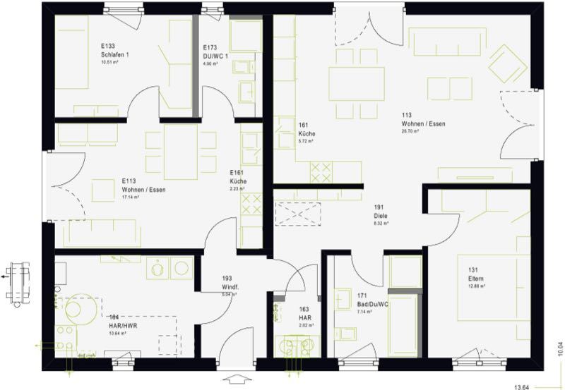 Bungalow zum Kauf 492.140 € 4 Zimmer 113 m²<br/>Wohnfläche 315,3 m²<br/>Grundstück Sexau 79350