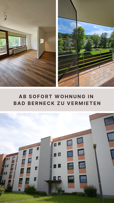 Wohnung zur Miete 400 € 1 Zimmer 41,6 m² 3. Geschoss frei ab sofort Am Main 4 Bad Berneck Bad Berneck im Fichtelgebirge 95460