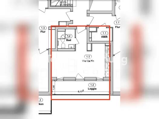 Wohnung zur Miete Tauschwohnung 550 € 1 Zimmer 31 m² 1. Geschoss Ostenviertel Regensburg 93055
