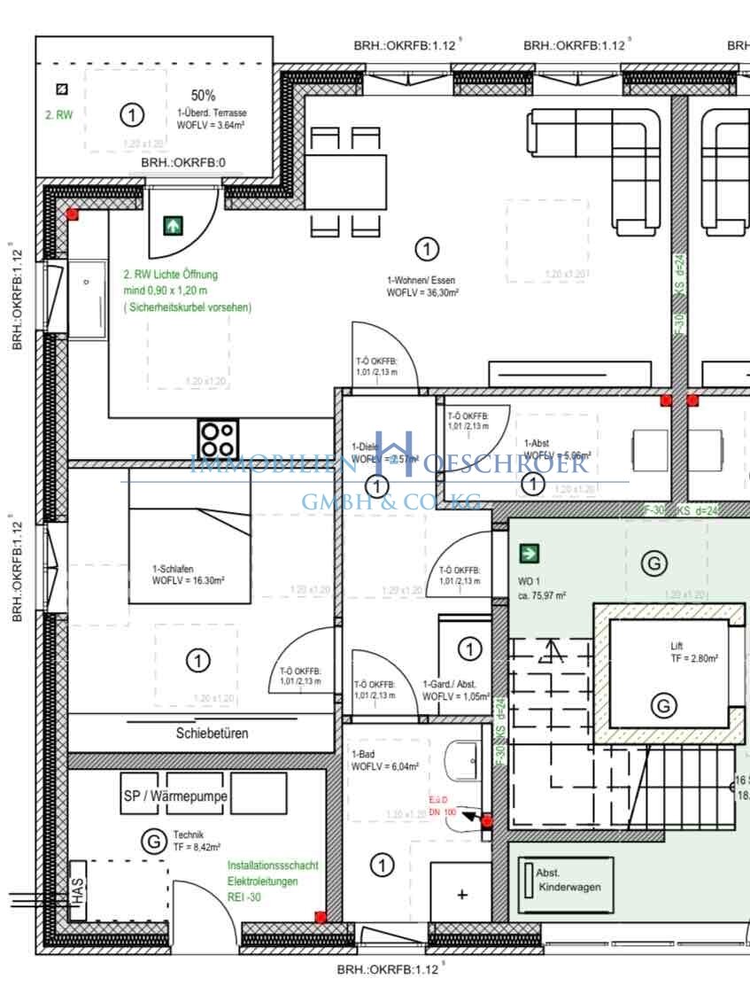 Terrassenwohnung zur Miete 815 € 2 Zimmer 76 m²<br/>Wohnfläche ab sofort<br/>Verfügbarkeit Emmelner Straße 91 Emmeln Haren (Ems) 49733