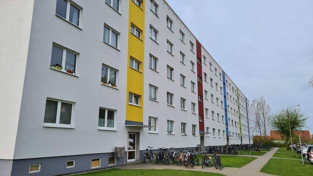 Wohnung zur Miete 442 € 4 Zimmer 68 m² 1. Geschoss frei ab sofort Brandteichstraße 18b Industriegebiet Greifswald 17489