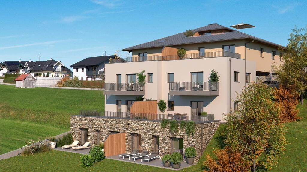 Wohnung zum Kauf - Erstbezug provisionsfrei 638.000 € 3 Zimmer 80,7 m² 1. Geschoss frei ab 01.12.2027 Mühldorfstrasse 21 Tiefgraben 5310