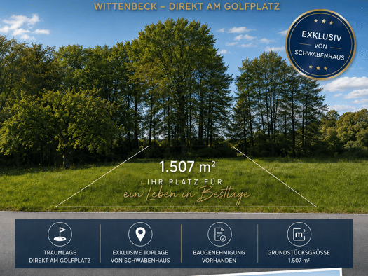 Grundstück zum Kauf provisionsfrei 407.000 € 1.507 m² Grundstück Wittenbeck Wittenbeck 18209