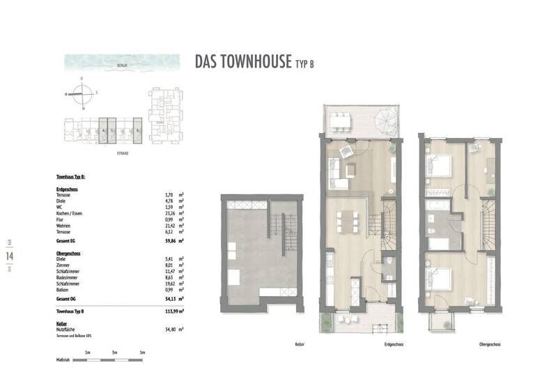 Stadthaus zum Kauf - Erstbezug provisionsfrei 599.000 € 4 Zimmer 114 m² 3.174 m² Grundstück Königsberger Straße 8 Kappeln 24376