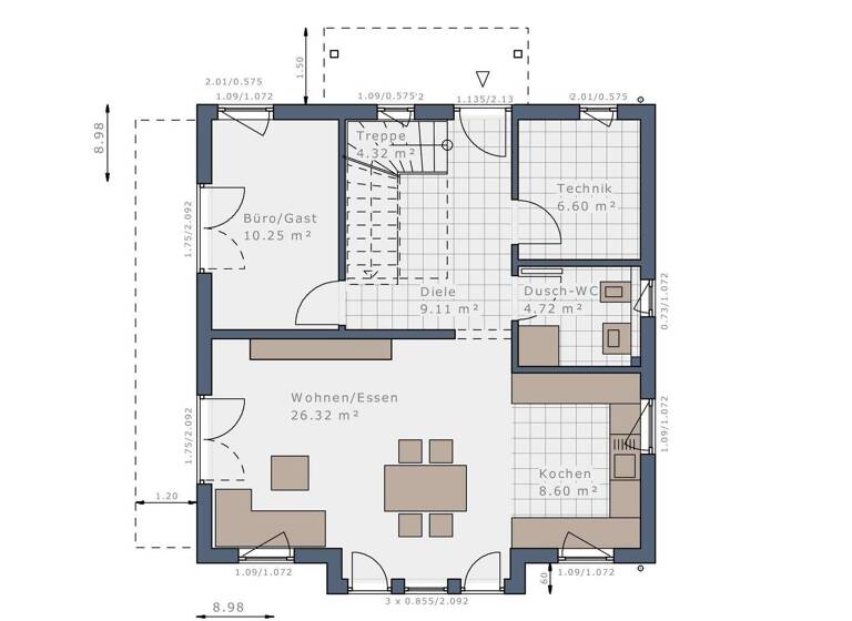 Einfamilienhaus zum Kauf provisionsfrei 396.575 € 5 Zimmer 147,1 m² 632 m² Grundstück Eisenbach (Hochschwarzwald) 79871