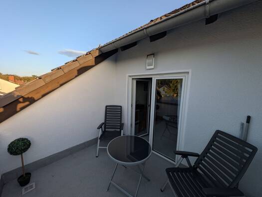Terrassenwohnung zur Miete 1.650 € 1,5 Zimmer 35 m² Geschoss 1/2 frei ab sofort Klingstraße 1 e Hochstadt Maintal 63477