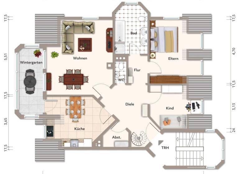 Maisonette zum Kauf 379.000 € 5 Zimmer 95,3 m² 2. Geschoss frei ab sofort Weiherhof Zirndorf 90513