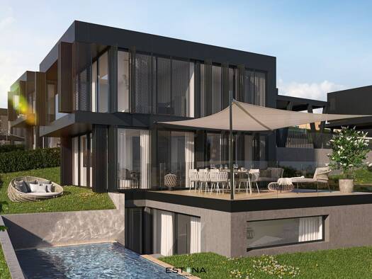 Villa zum Kauf - Erstbezug 1.390.000 € 4 Zimmer 275 m² Grundstück Hackenbergweg Döbling 1190