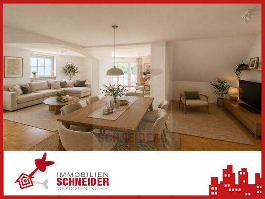 Wohnung zur Miete 1.750 € 3,5 Zimmer 108 m² 1. Geschoss Trudering-Riem München 81827