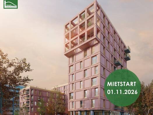 Wohnung zur Miete - Erstbezug 2.003 € 4 Zimmer 100,4 m² 4. Geschoss frei ab 01.11.2026 Otto-Preminger-Straße 22 Wien 1030
