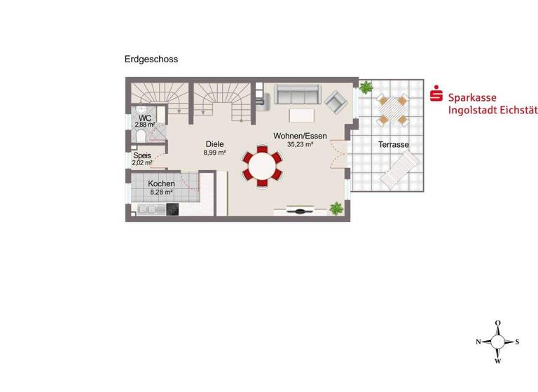 Doppelhaushälfte zum Kauf 468.000 € 5 Zimmer 125 m² 281 m² Grundstück frei ab 01.12.2026 Denkendorf 85095