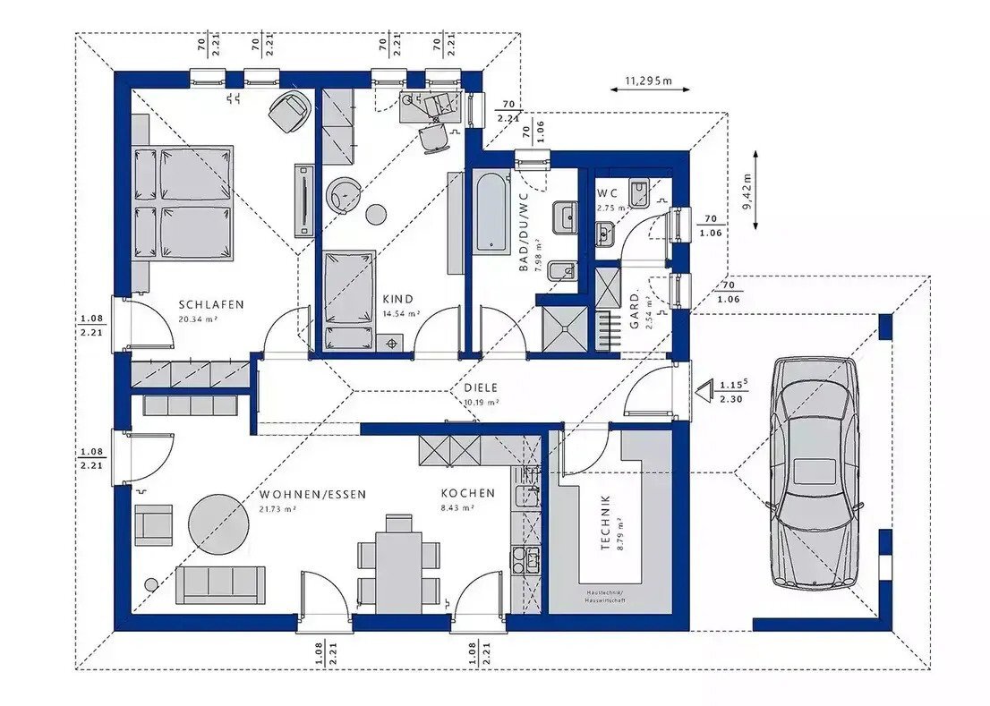 Haus zum Kauf 723.491 € 5 Zimmer 134 m²<br/>Wohnfläche 426 m²<br/>Grundstück Alzey Alzey 55232