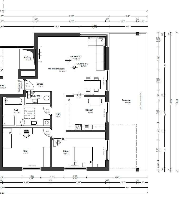 Wohnung zur Miete 800 € 3 Zimmer 124 m²<br/>Wohnfläche ab sofort<br/>Verfügbarkeit Arnsburger Weg Großen-Linden Linden 35440