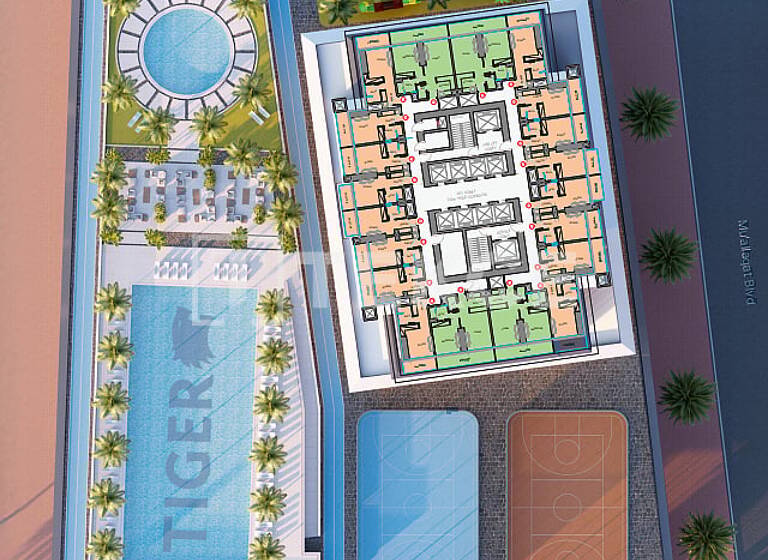 Maisonette zum Kauf 859.000 € 4 Zimmer 210 m² 62. Geschoss Dubai