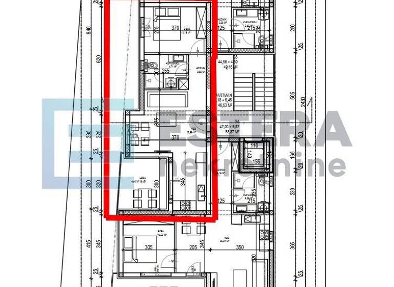 Studio zum Kauf 200.000 € 1 Zimmer 54 m² 1. Geschoss Sveti Filip i Jakov