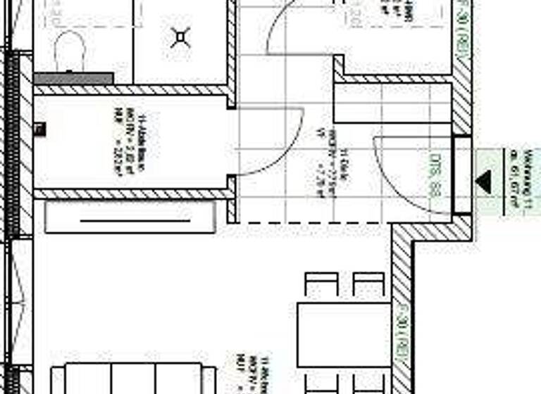 Wohnung zum Kauf provisionsfrei 219.000 € 2 Zimmer 61,7 m² 2. Geschoss Heidmühle Schortens 26419