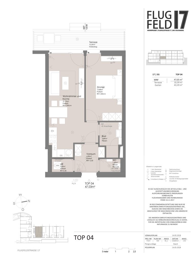 Wohnung zum Kauf 199.000 € 2 Zimmer 47 m²<br/>Wohnfläche EG<br/>Geschoss Flugfeldstraße Fischamend 2401