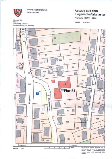 Grundstück zum Kauf 590.000 € 2.614 m² Grundstück Arnsberg Arnsberg 59821