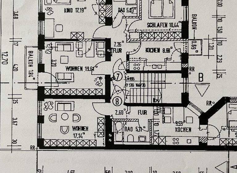 Wohnung zur Miete 535 € 3 Zimmer 71,7 m² 3. Geschoss Fouquéstraße 8 Altstadt Brandenburg an der Havel 14770