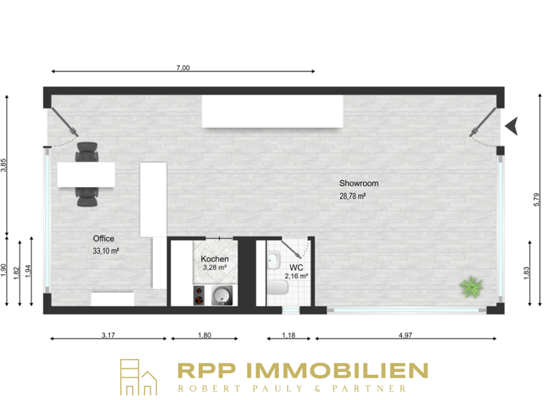 Laden zum Kauf 285.000 € 67,3 m² Verkaufsfläche Lohhof Unterschleißheim 85716