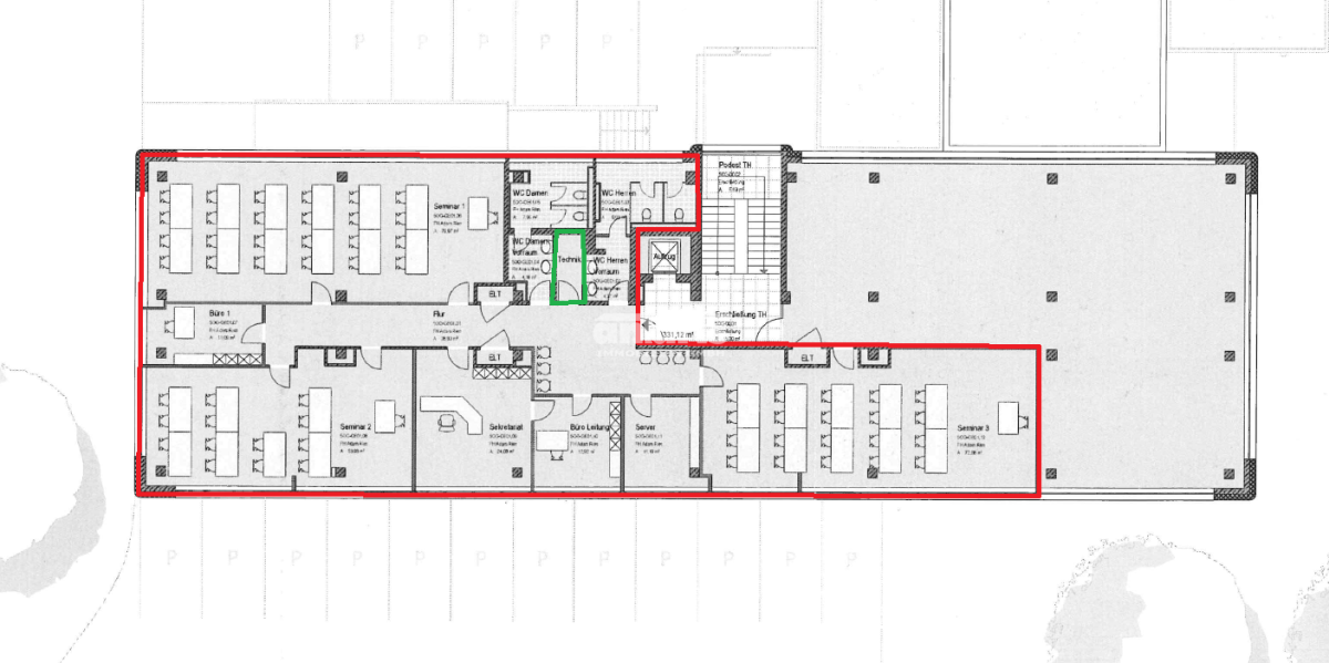 Bürofläche zur Miete 7,80 € 331,1 m²<br/>Bürofläche ab 331,1 m²<br/>Teilbarkeit Altstadt Erfurt 99084