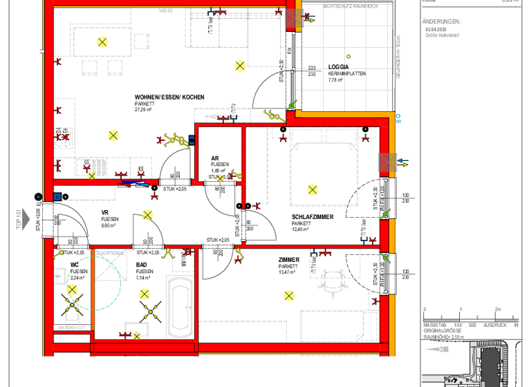 Wohnung zur Miete - Erstbezug 994 € 3 Zimmer 73,3 m² 2. Geschoss Am Dorfplatz 2 Alkoven 4072