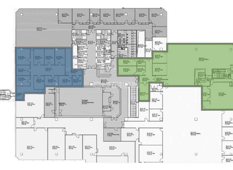Bürofläche zur Miete provisionsfrei 11,75 € 701,1 m²<br/>Bürofläche ab 701,1 m²<br/>Teilbarkeit Am Silberpalais 1-3 Neudorf - Nord Duisburg 47057