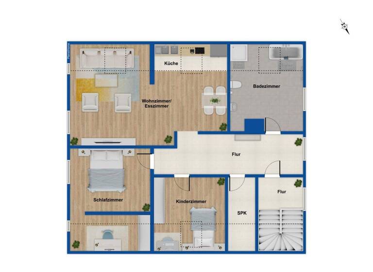 Wohnung zum Kauf 489.000 € 3 Zimmer 106 m² Raubling 83064