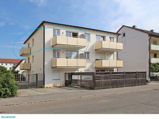Terrassenwohnung zur Miete 950 € 2 Zimmer 66 m² Geschoss 2/6 frei ab 01.12.2026 Nelkenstraße 14 Wolfgang Landshut 84032