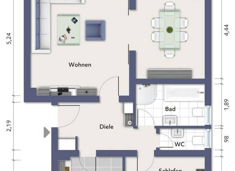 Wohnung zum Kauf 395.000 € 3 Zimmer 87 m² 1. Geschoss frei ab sofort Stockum Düsseldorf 40474