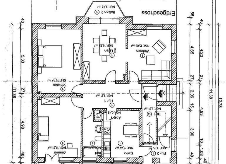 Wohnung zum Kauf 389.000 € 4 Zimmer 106 m² EG frei ab sofort Bergstraße.28 Trier-Ost Trier 54295