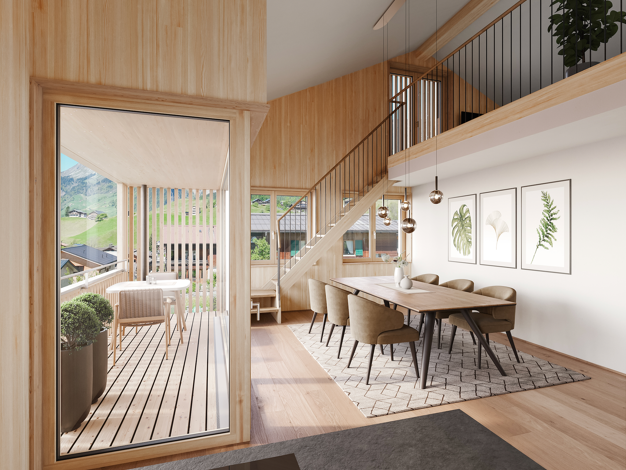 Wohnung zum Kauf - Erstbezug provisionsfrei 3 Zimmer 70 m² 1. Geschoss frei ab sofort Holderstauden 432 Schoppernau 6886