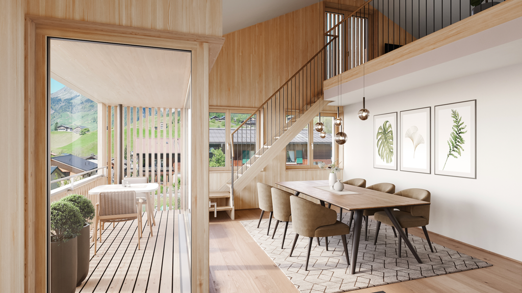 Wohnung zum Kauf - Erstbezug provisionsfrei 3 Zimmer 70 m² 1. Geschoss frei ab sofort Holderstauden 432 Schoppernau 6886