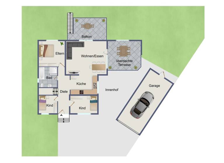 Bungalow zum Kauf 649.000 € 6 Zimmer 165,8 m²<br/>Wohnfläche 983 m²<br/>Grundstück Kleestadt Groß-Umstadt 64823