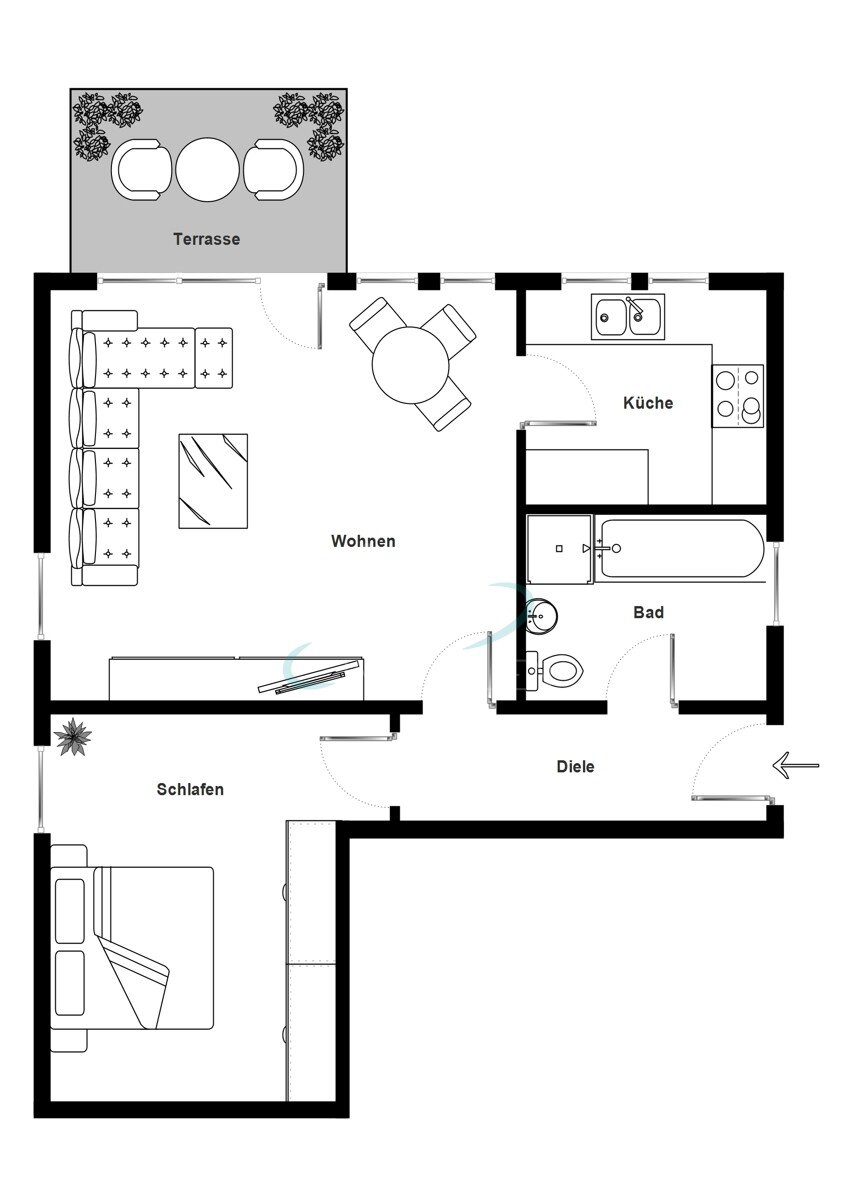 Wohnung zum Kauf 249.000 € 2 Zimmer 62,2 m²<br/>Wohnfläche Südliche Kernstadt Schwäbisch Hall 74523