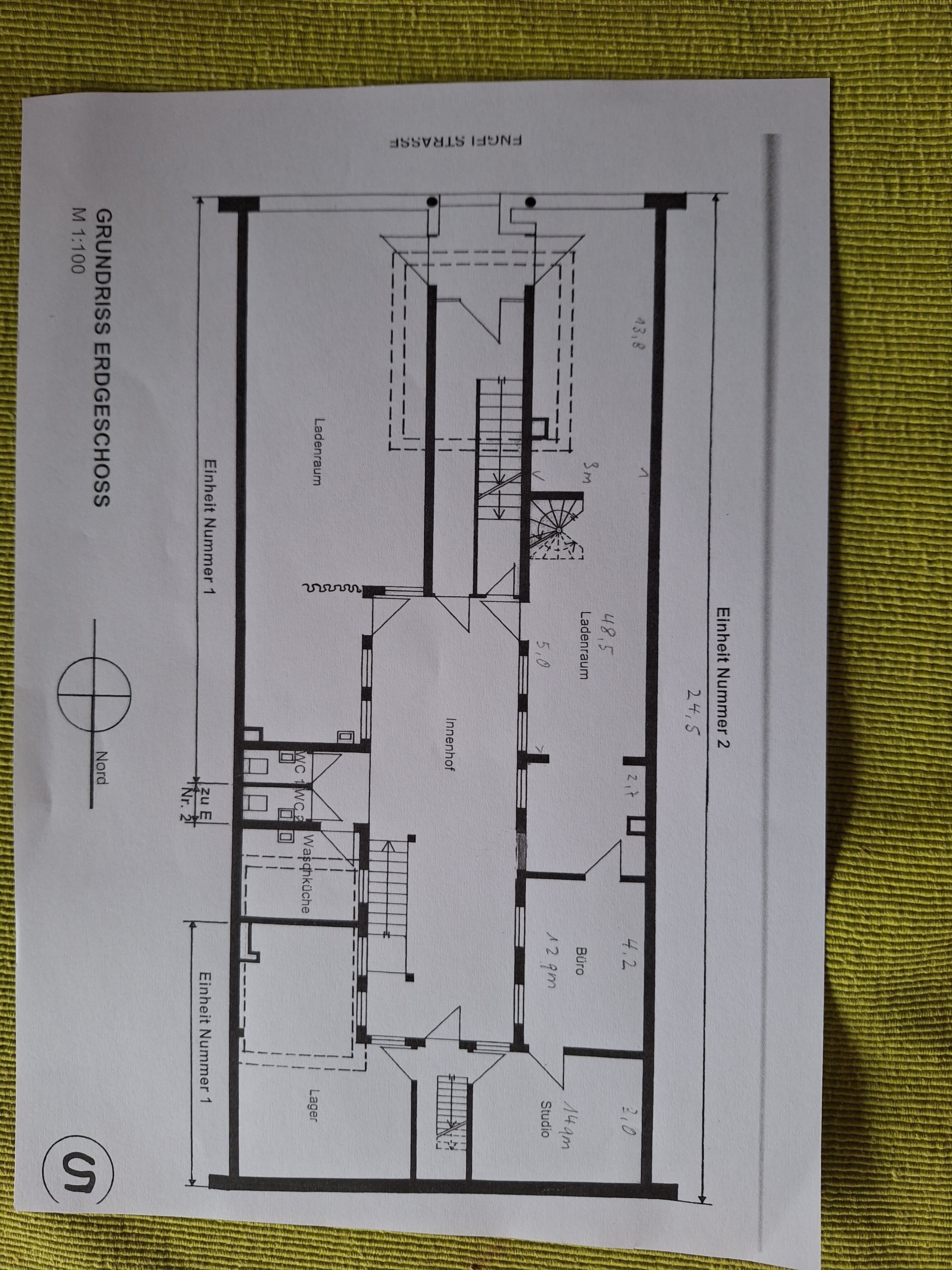 Bürofläche zur Miete provisionsfrei 10 € 3 Zimmer 86 m²<br/>Bürofläche von 56 m² bis 20 m²<br/>Teilbarkeit Engelstrasse 16 Altstadt Erlangen 91056