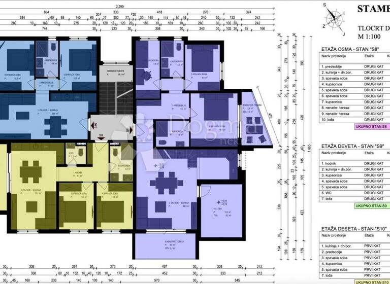 Wohnung zum Kauf 465.000 € 4 Zimmer 127 m² 2. Geschoss Privlaka