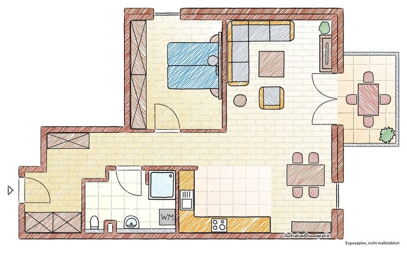 Wohnung zum Kauf 459.000 € 2 Zimmer 75,6 m²<br/>Wohnfläche 1.<br/>Geschoss 01.06.2025<br/>Verfügbarkeit Wolbeck Münster-Wolbeck 48167