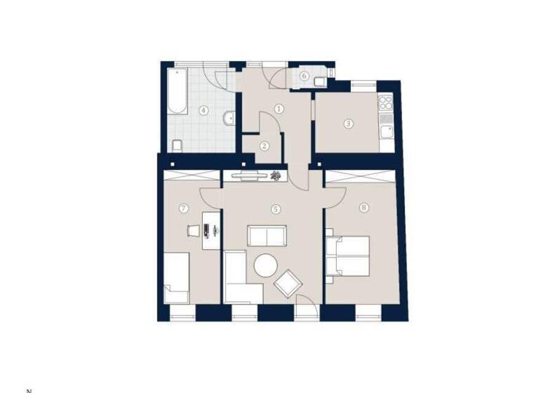 Wohnung zum Kauf 468.000 € 3 Zimmer 72 m² Bennoplatz Wien 1080