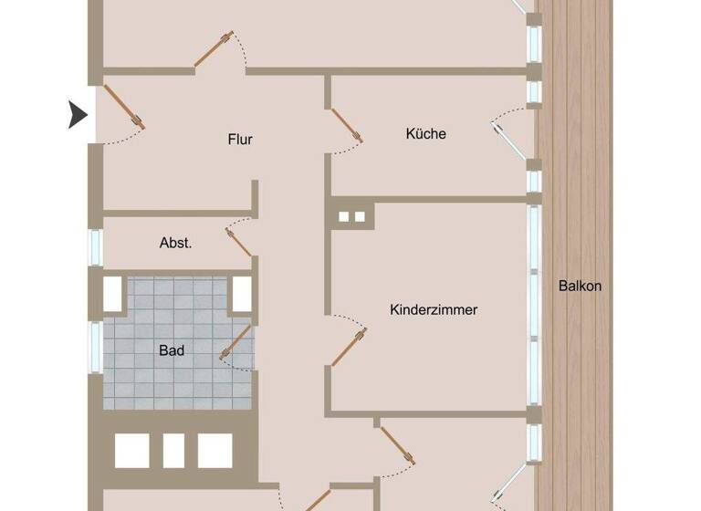 Wohnung zum Kauf 230.000 € 4 Zimmer 104,3 m² 11. Geschoss Niederpleis Sankt Augustin / Niederpleis 53757