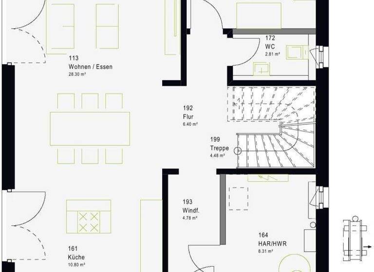 Einfamilienhaus zum Kauf provisionsfrei 562.742 € 7 Zimmer 145 m² 590 m² Grundstück Aachen 52062