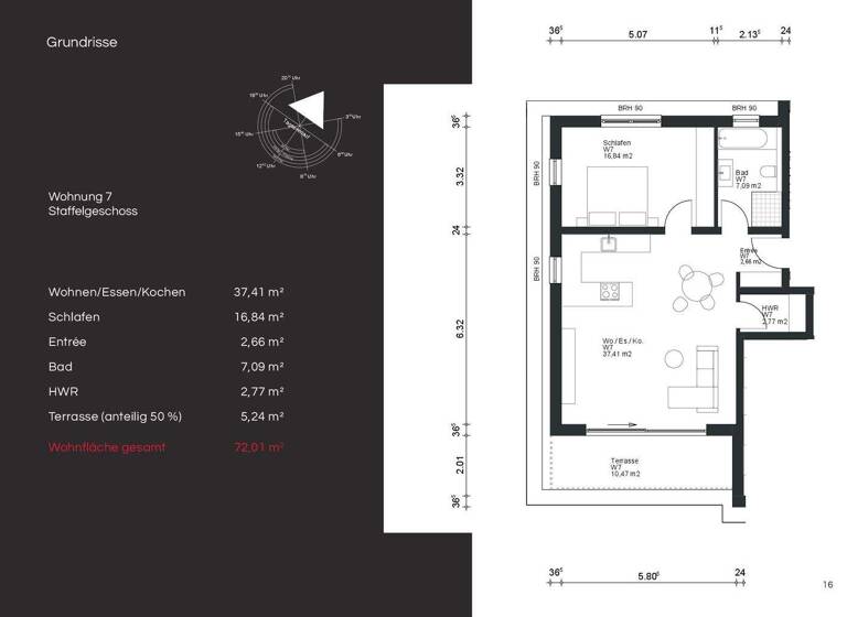Wohnung zum Kauf - Erstbezug provisionsfrei 324.100 € 2 Zimmer 72 m² Geschoss 4/4 Im Litzelholz 13 Biewer Trier 54293
