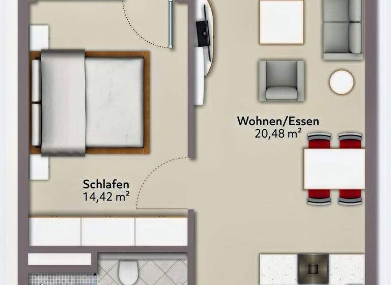 Wohnung zum Kauf 184.000 € 2 Zimmer 55 m² Ost Sindelfingen 71065