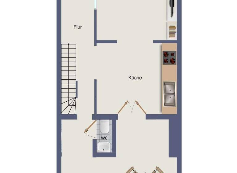 Reihenmittelhaus zum Kauf 725.000 € 5 Zimmer 116,1 m² 293 m² Grundstück Bayenthal Köln 50968