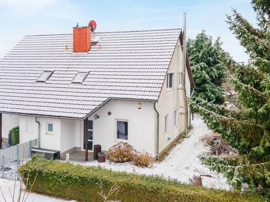 Doppelhaushälfte zum Kauf 399.000 € 4 Zimmer 107 m² 509 m² Grundstück Schönerlinde Wandlitz 16348