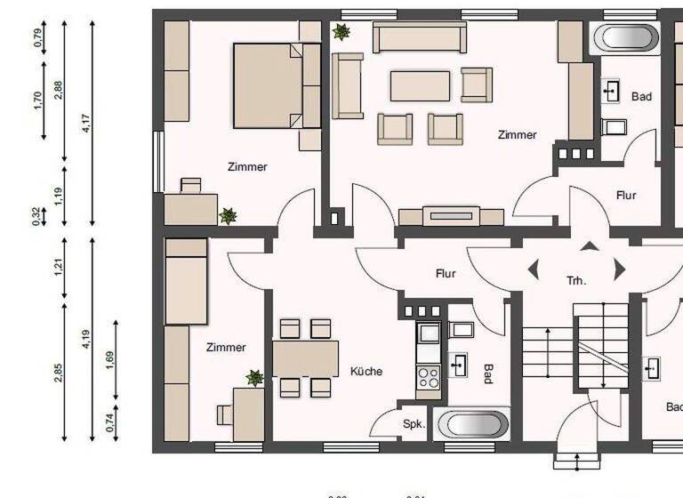 Wohnung zur Miete 520 € 3 Zimmer 75 m² EG frei ab 01.05.2026 Billerbecker Straße 51 Kreiensen 37574